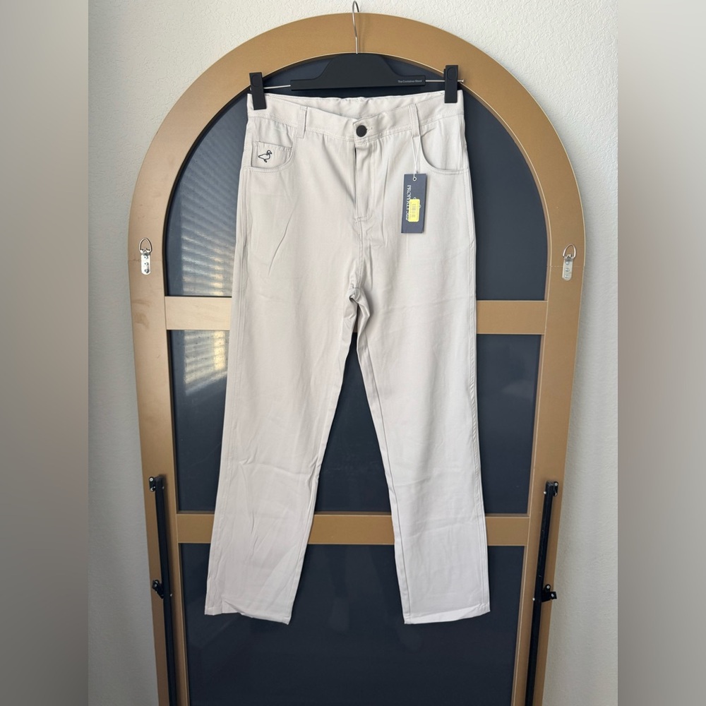 NWT Properly Tied Fairway Performance Boy’s Pants Sand Size 16